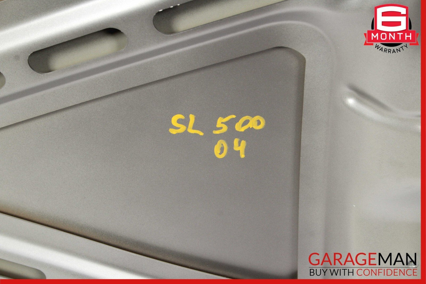 03-08 Mercedes R230 SL500 SL55 Convertible Roof Hard Top Folding Panel Silver