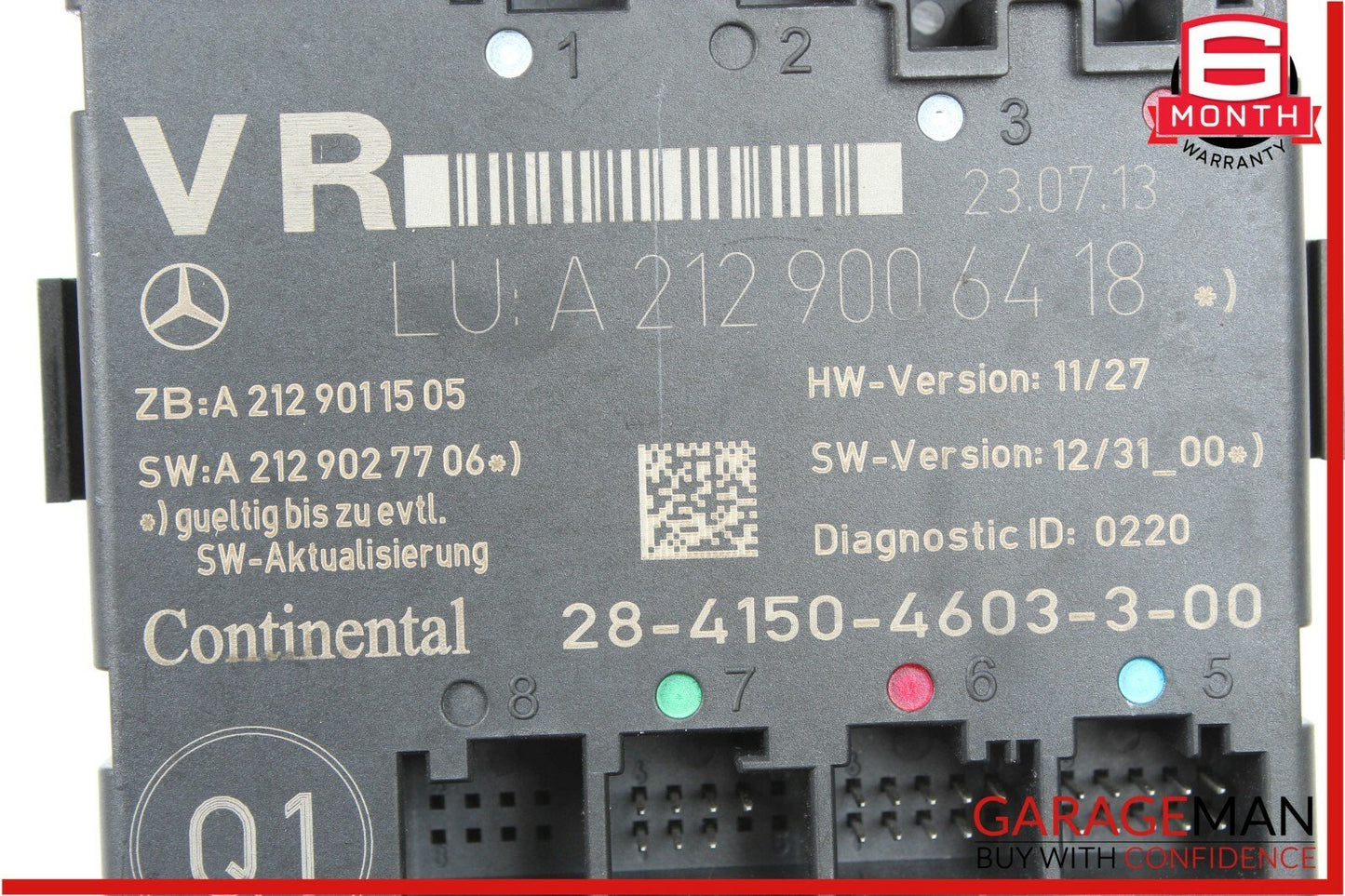 08-14 Mercedes W204 C250 C350 Front Right Door Control Module 2129006418 OEM