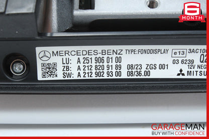 09-13 Mercedes GL450 ML550 GLK350 Left / Right Headrest Screen Monitor Display