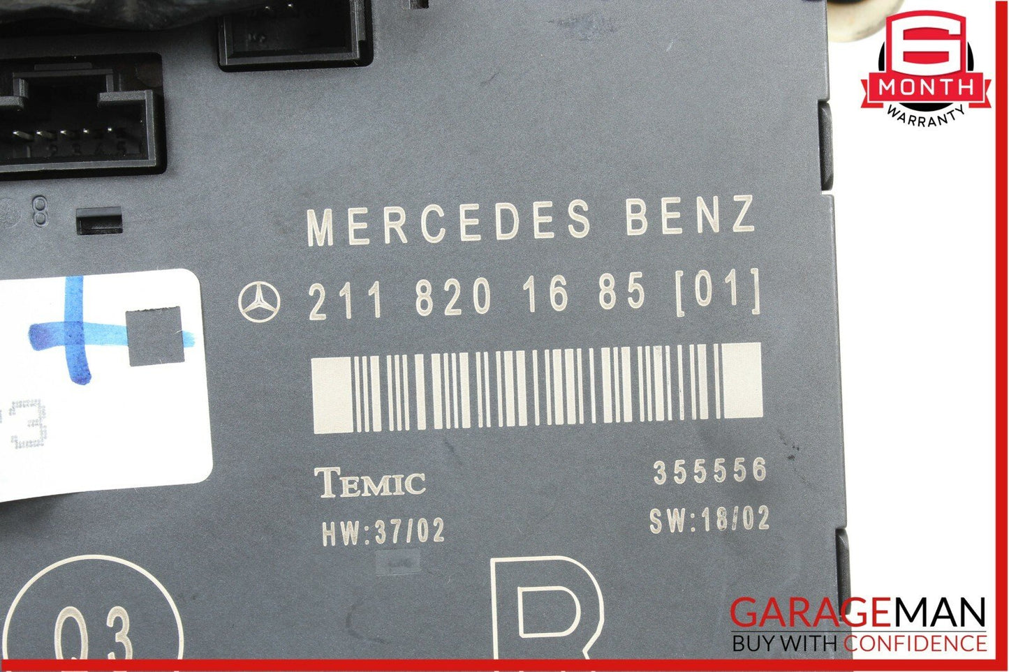 03-06 Mercedes W211 E500 E320 Front Right Side Door Control Module Unit OEM