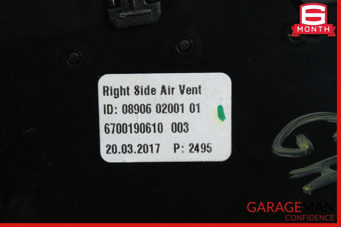 14-17 Maserati Ghibli Front Right Passenger Side Dash A/C AC Air Vent Trim Panel