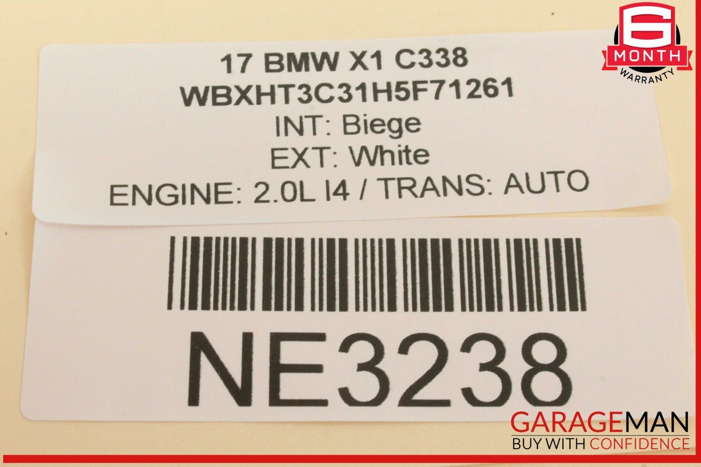 16-22 BMW X1 F48 Front Seat Backrest Control Module Unit 7464634 OEM