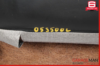 03-06 Mercedes W220 S500 Front Left Top Upper Seat Cushion Black OEM