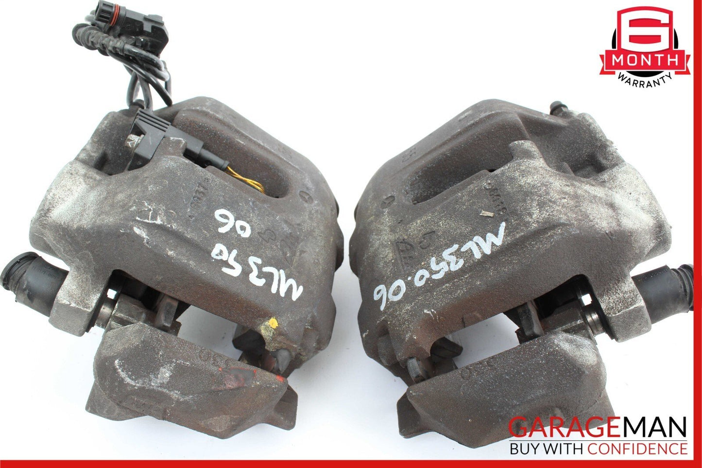 06-13 Mercedes W164 ML350 R350 Front Right & Left Brake Caliper Calipers Set OEM