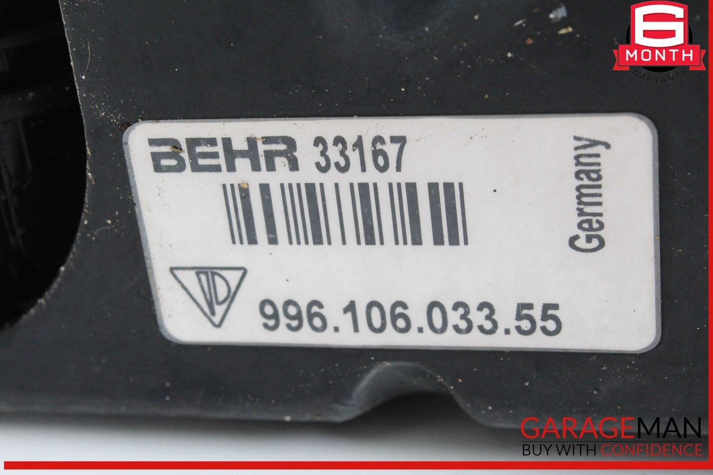 97-04 Porsche Carrera 911 996 Boxster 986 Left Radiator A/C Condenser Fan Assy