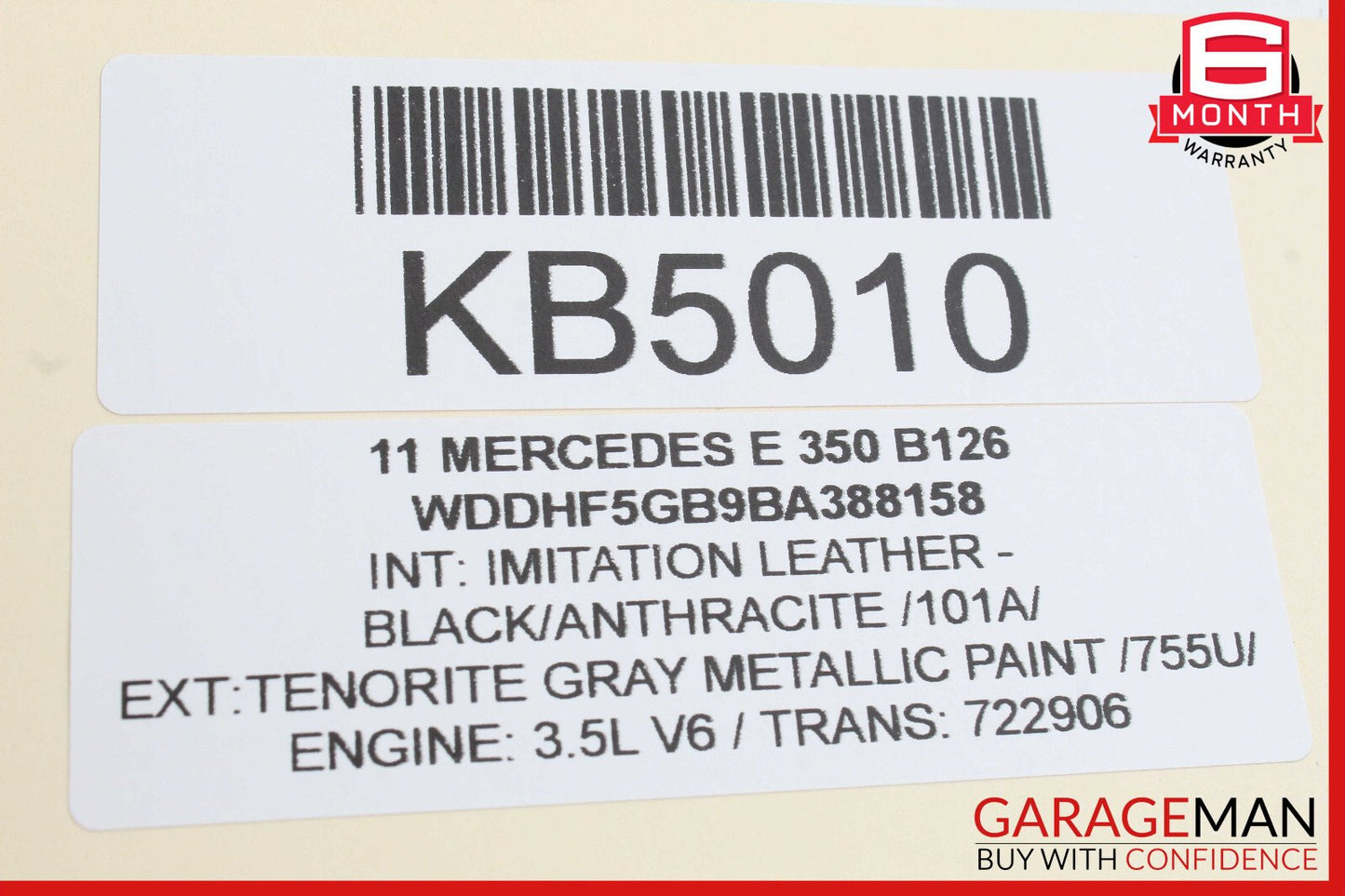 08-18 Mercedes W212 E350 C350 CLS550 Rear Left Side Door Control Module OEM