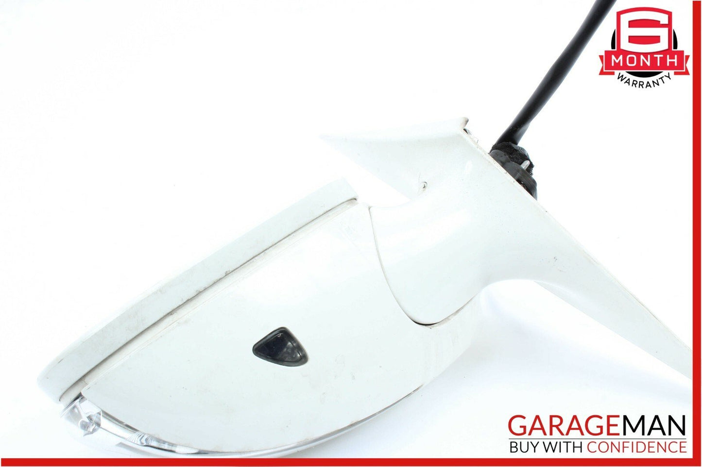 07-09 Mercedes W221 S550 S600 Front Left Side Mirror Door Rear View White OEM
