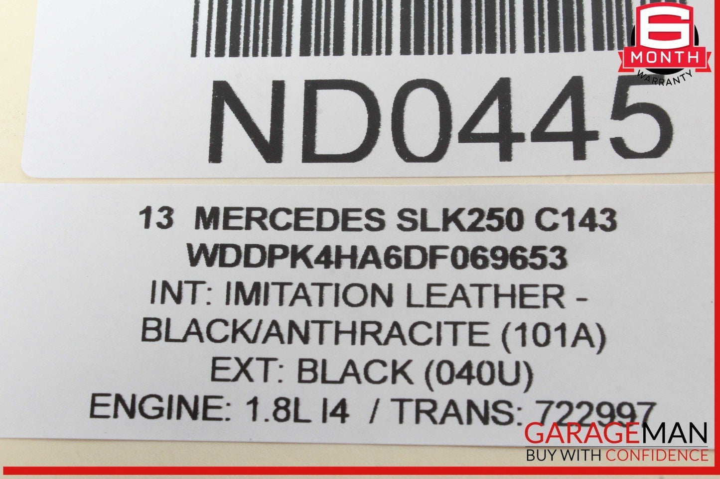 12-20 Mercedes R172 SLK250 Rear Left / Right Rearward Tie Rod Control Arm OEM