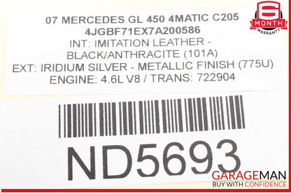 06-12 Mercedes X164 GL450 4MATIC Rear Right Or Left Side Half Axle Shaft OEM
