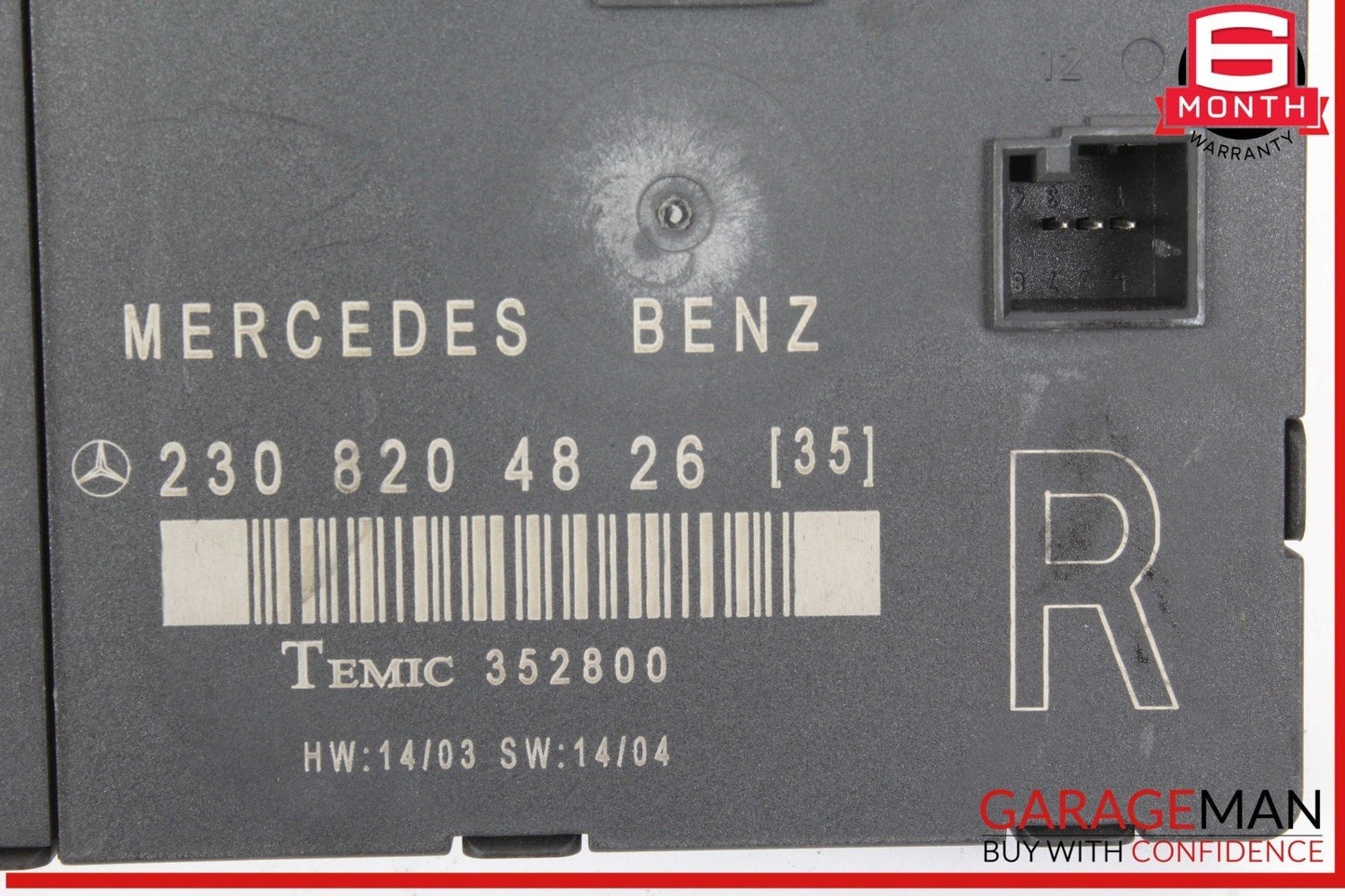 03-12 Mercedes R230 SL500 SL55 SL600 Front Right Side Door Control Module OEM