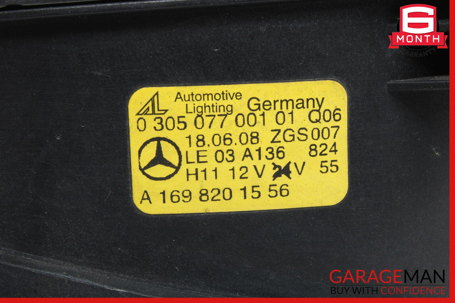05-13 Mercedes W164 ML350 SLK350 Fog Light Lamp Left Driver Side 1698201556 OEM
