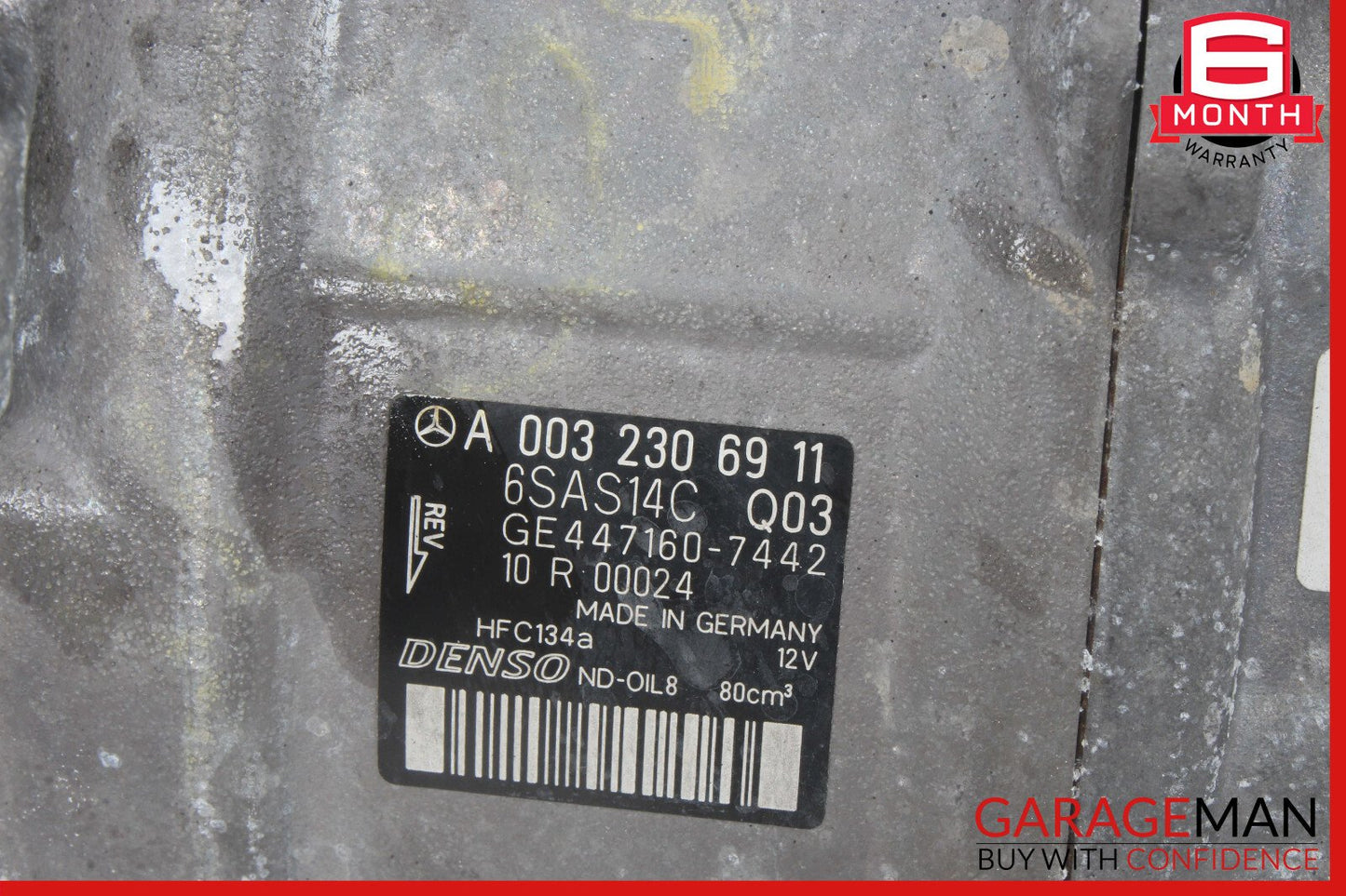 15-20 Mercedes W205 C300 A/C Air Conditioning Compressor 0032306911 OEM