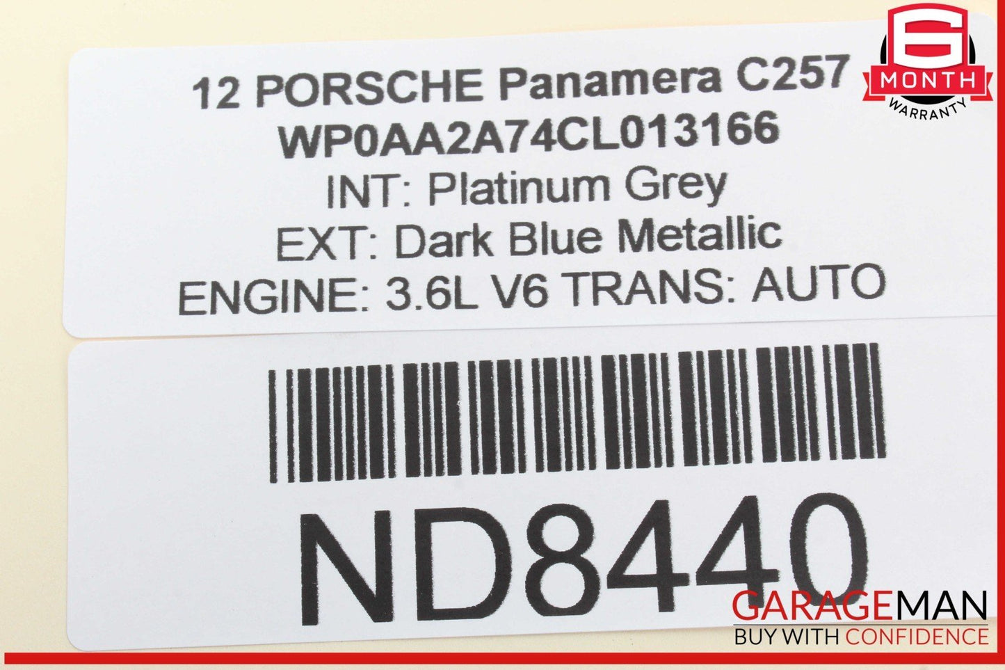 10-18 Porsche Panamera 970 Tire Pressure Monitoring System TPMS Control Module