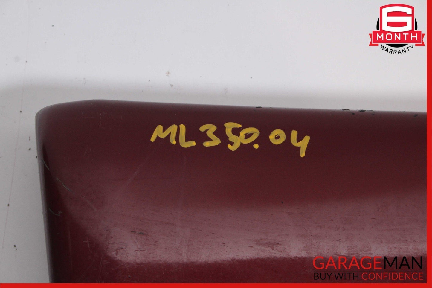 98-05 Mercedes W163 ML350 Base Right Side Rocker Skirt Molding Titanite Red