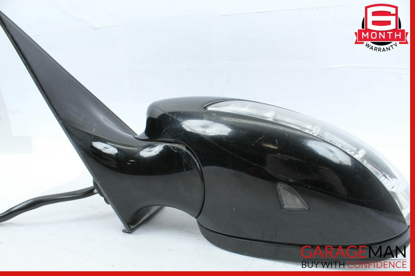 07-09 Mercedes W221 S550 S600 Front Left Side Mirror Door Rear View Black