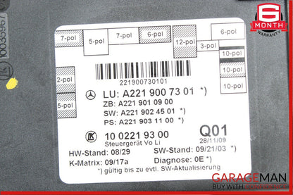 10-13 Mercedes W221 S550 S63 AMG Front Left Door Control Module 2219007301 OEM