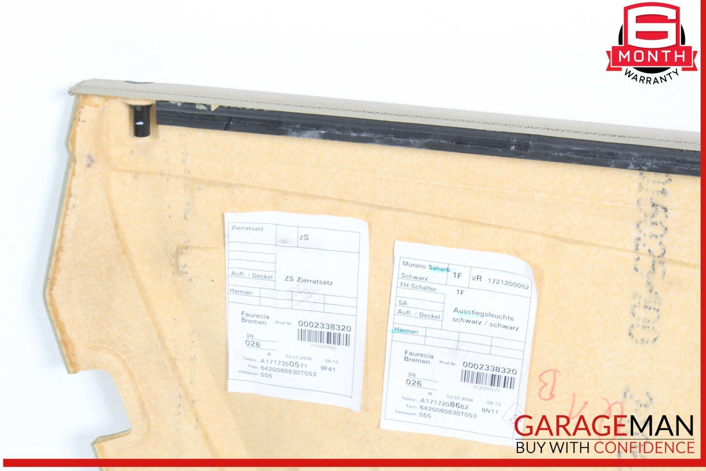 05-11 Mercedes R171 SLK350 SLK280 Front Right Passenger Interior Door Panel OEM