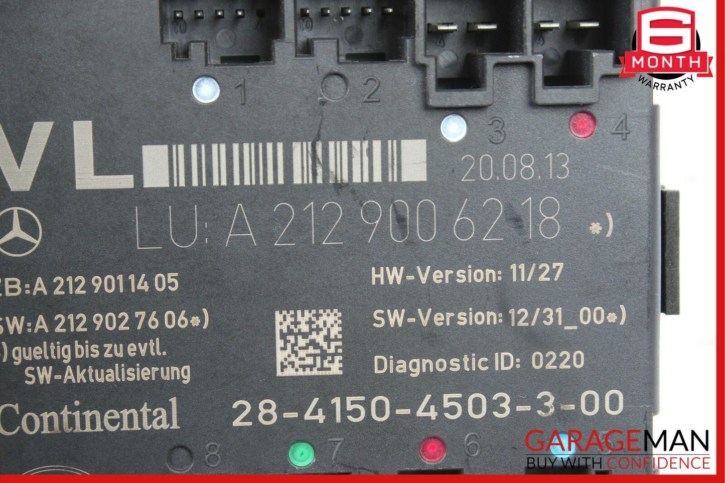 12-14 Mercedes W204 C250 C63 AMG Front Left Side Door Controller Module Unit OEM