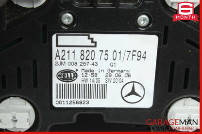 03-11 Mercedes CLS500 E350 Rear Overhead Interior Top Upper Dome Light Lamp Gray