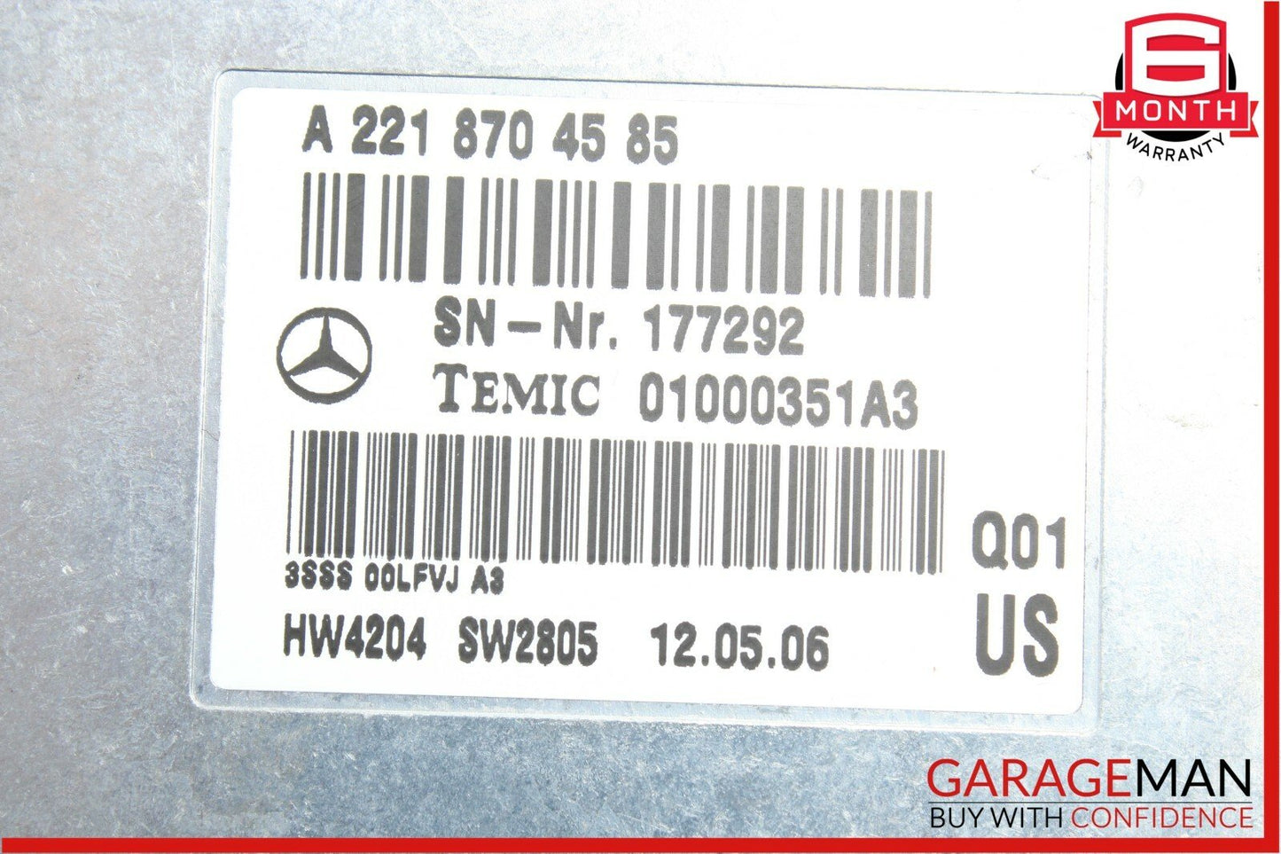 07-13 Mercedes W221 S550 CL550 Voice Language Communication Controller Module