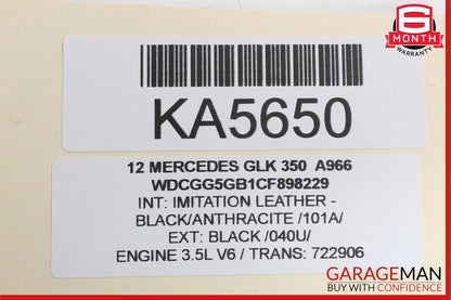 08-18 Mercedes C250 CLS550 GLK350 Rear Left Side Door Control Module Unit