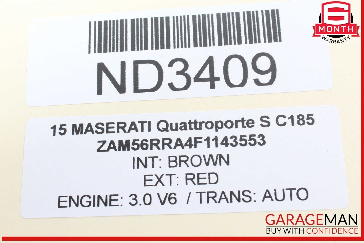 14-18 Maserati Quattroporte S Parking Park Sensor Control Module Unit 670004819