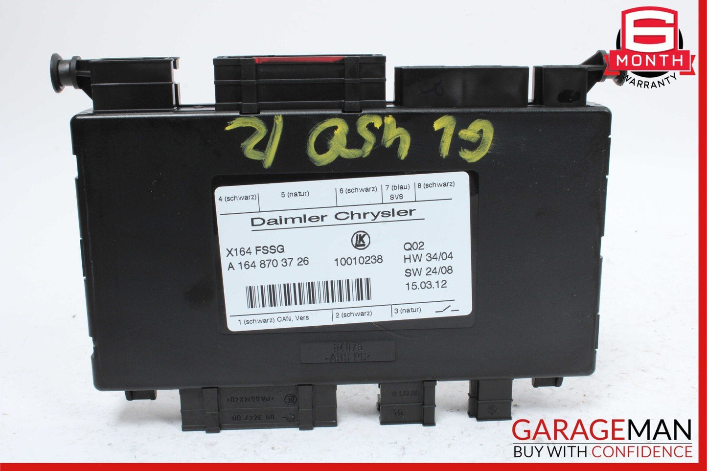 07-12 Mercedes X164 GL450 GL550 Third Seat Row Power Folding Control Module OEM