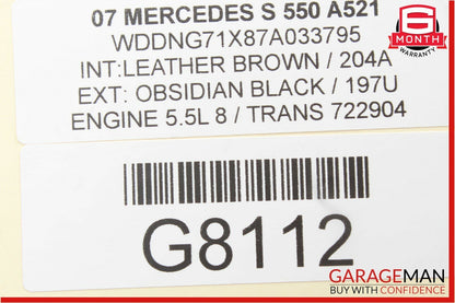 07-14 Mercedes CL550 S550 Rear Right / Left Side Upper Control Arm