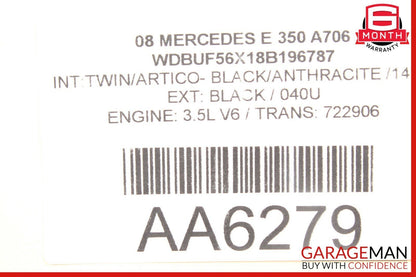 07-09 Mercedes W211 E350 Power Steering Pump Reservoir Assembly 0054665801 OEM