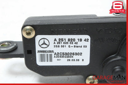 06-13 Mercedes W251 R500 R320 R63 AMG Rear Left Side Quarter Window Motor OEM