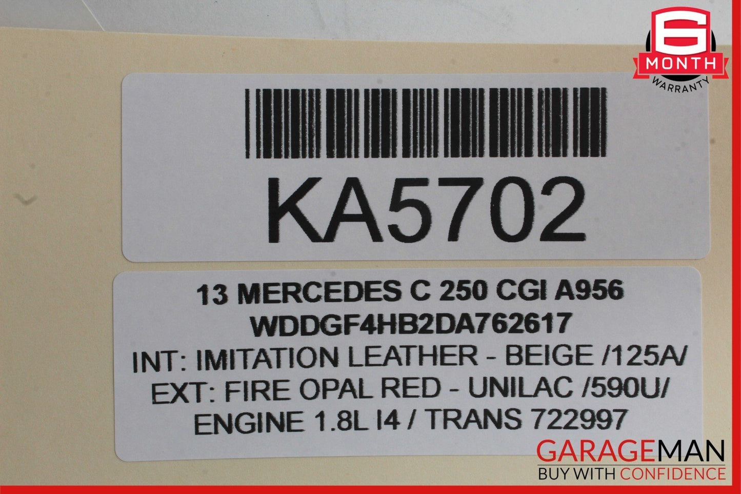 08-18 Mercedes W204 C250 Rear Right Side Door Control Module 2189001501 OEM