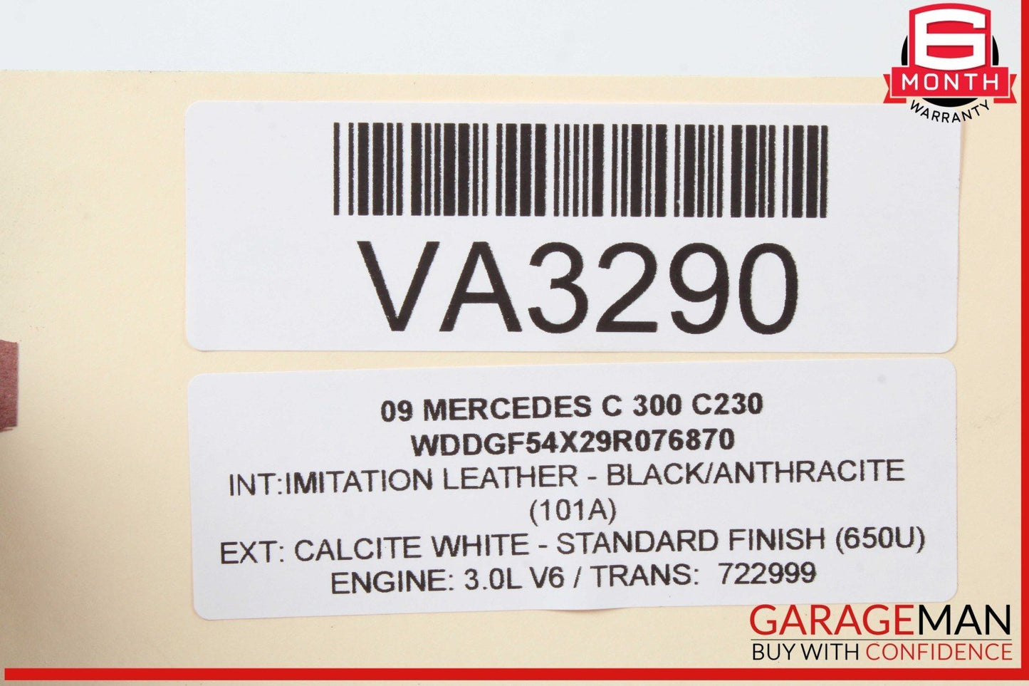 08-14 Mercedes W204 C300 C250 C350 Rear Left Door Lock Latch Actuator OEM