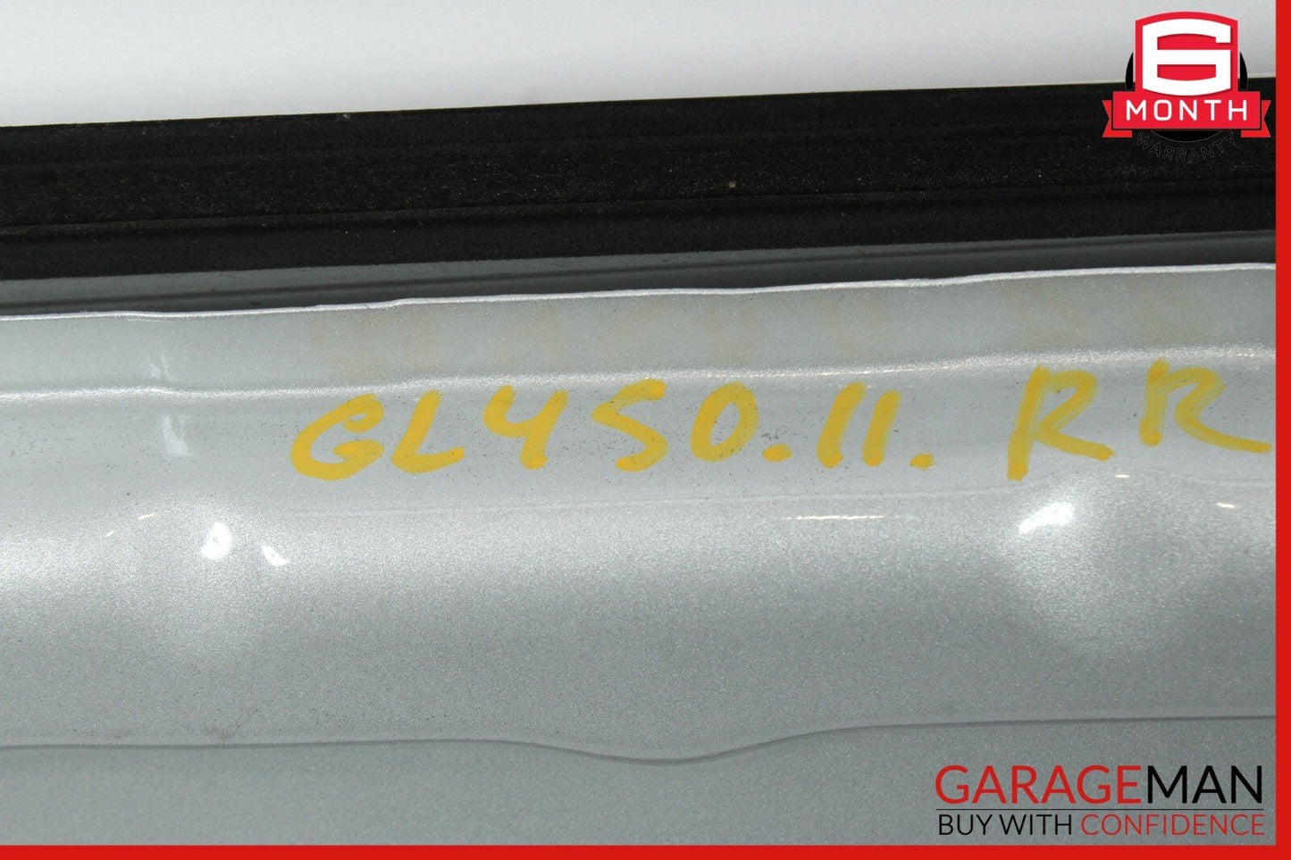 07-12 Mercedes X164 GL450 Rear Right Side Exterior Door Shell Assembly Silver