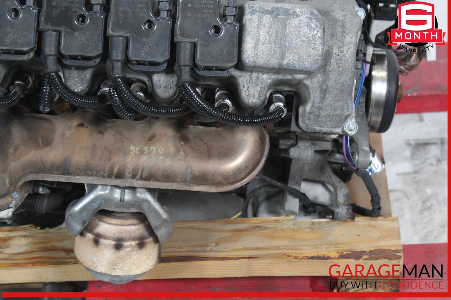 03-06 Mercedes R230 SL500 5.0L V8 Complete Engine Motor Block Assembly OEM 168k