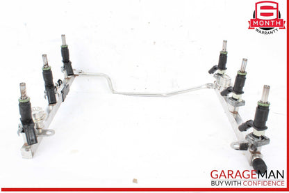 05-12 Mercedes W212 E350 Wagon SLK300 Fuel Injector Rail w/ Fuel Injectors OEM
