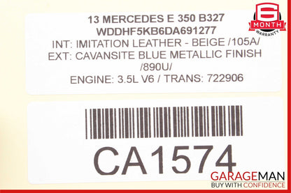 08-17 Mercedes W212 E350 C250 C350 Front Right Passenger Upper Control Arm RWD