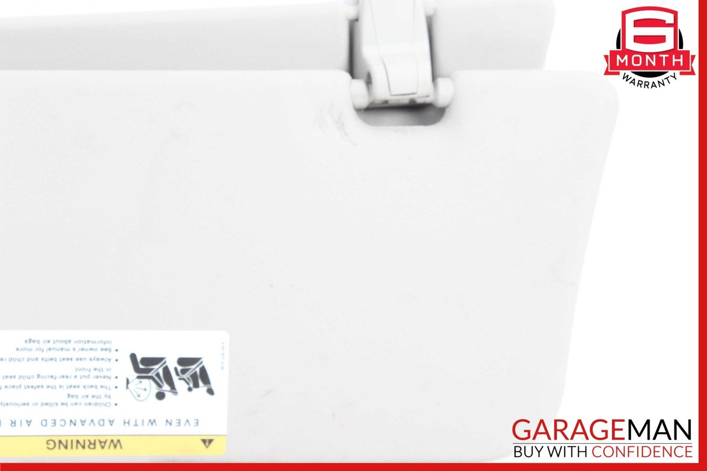 06-12 Mercedes X164 GL450 ML450 Front Right Side Sun Visor Sunvisor Cover Gray