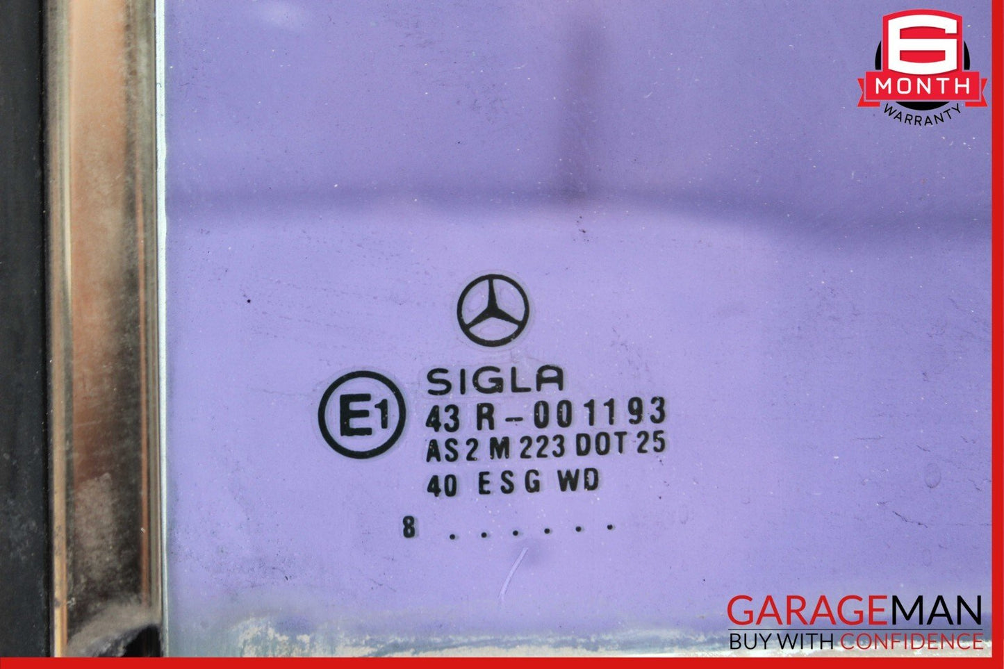 97-04 Mercedes R170 SLK230 SLK320 Rear Left Driver Side Quarter Window Glass OEM