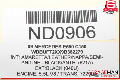 03-09 Mercedes W211 E550 Front Left Driver Side Door Control Module Unit OEM