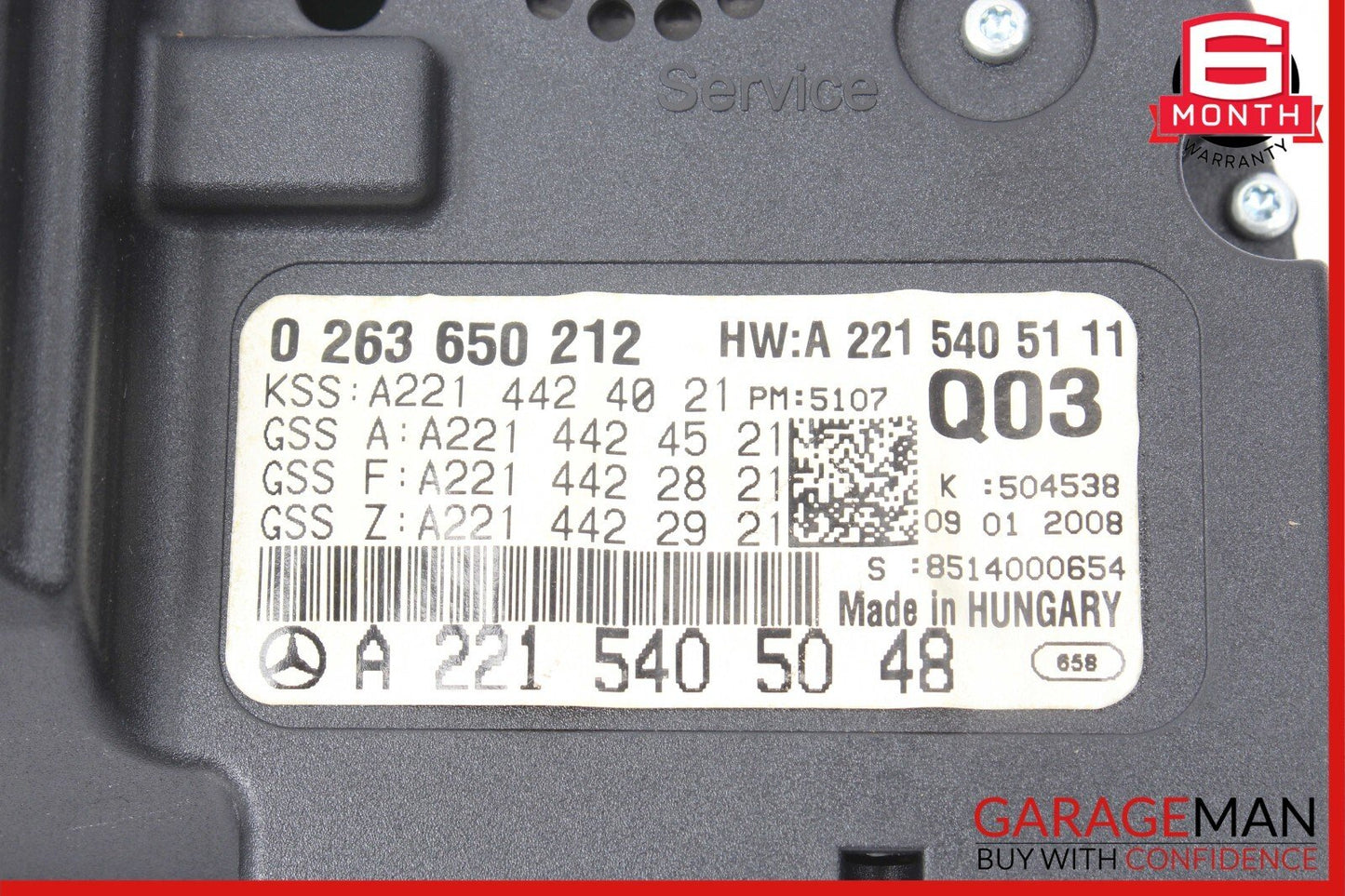 07-10 Mercedes W221 S550 CL550 Speedometer Instrument Odometer Cluster Gauge