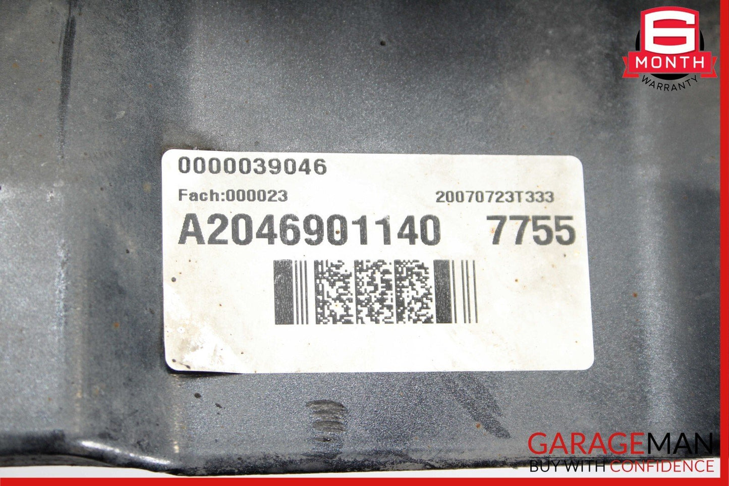 08-14 Mercedes W204 C250 AMG Sport Left Side Skirt Rocker Moulding Panel Gray