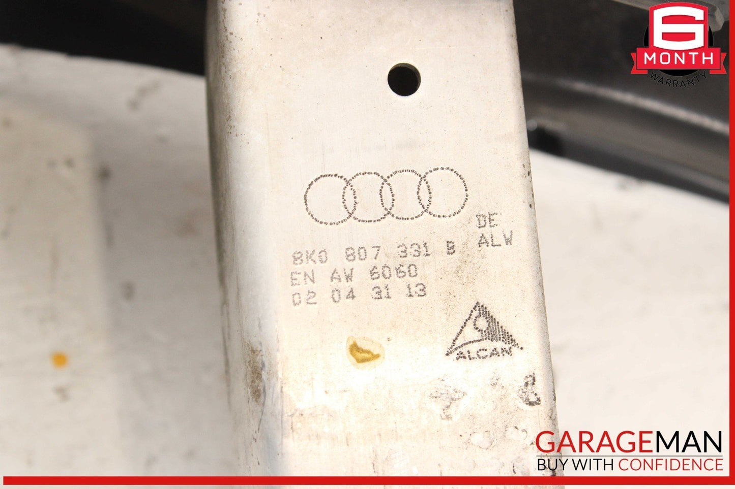 09-16 Audi A4 S4 Rear Bumper Impact Crash Bar 8K0807331 OEM
