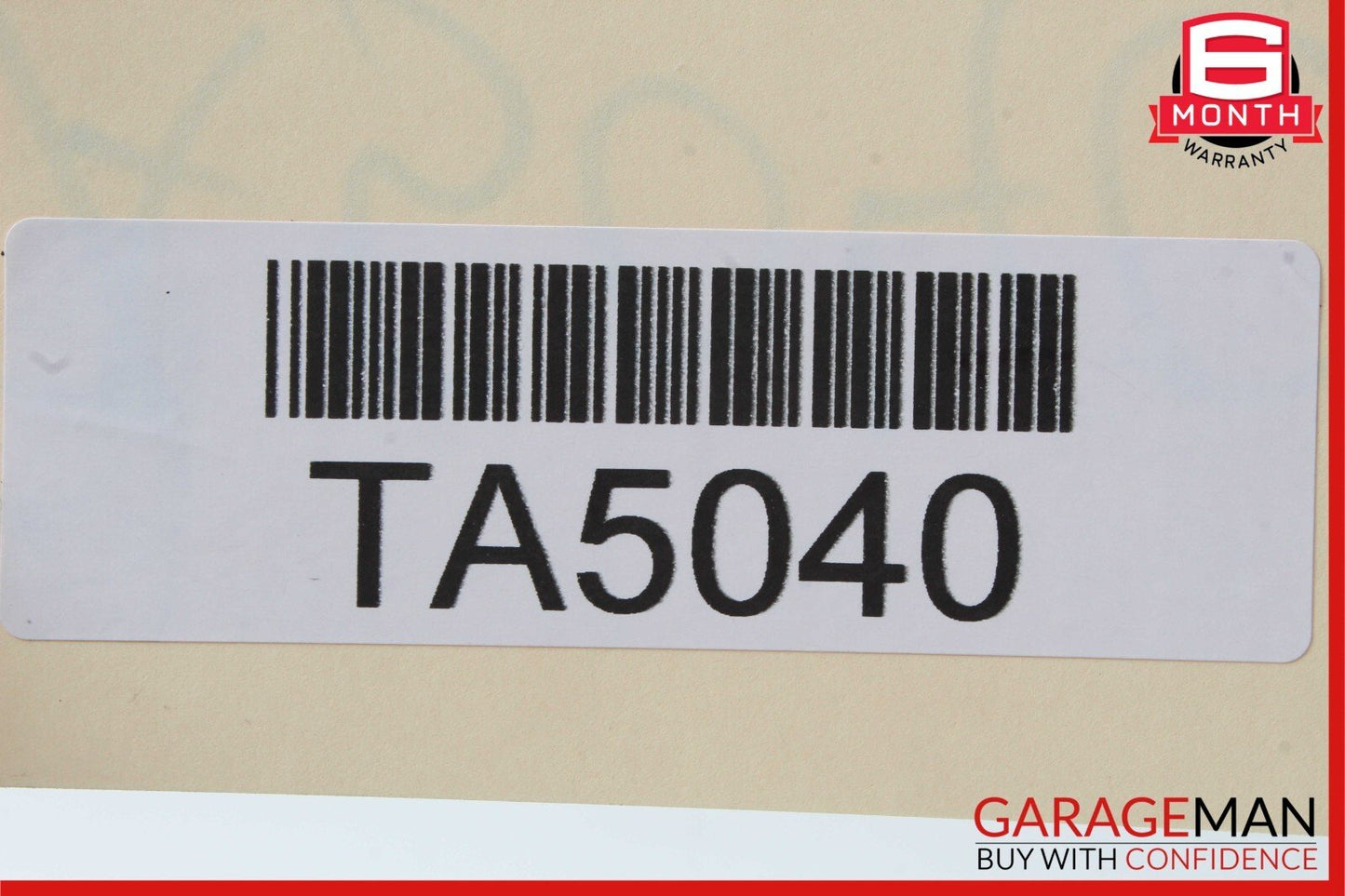03-09 Mercedes W211 E320 E500 Rear Right Side Exterior Door Handle White