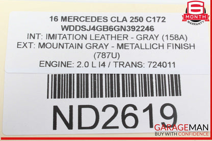 08-20 Mercedes W117 CLA250 GLK350 Headlight Fog Light Switch Control Module OEM