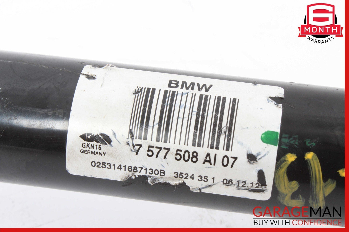 09-19 BMW 640i 550i 750i Rear Right Passenger Side Axle CV Half Shaft OEM