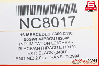 15-18 Mercedes W205 C300 C350e Front Right Side Seatbelt Seat Belt Retractor OEM
