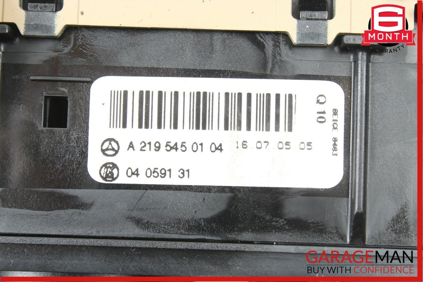 06-11 Mercedes W219 CLS500 Headlight Switch Washer 2195450104 OEM