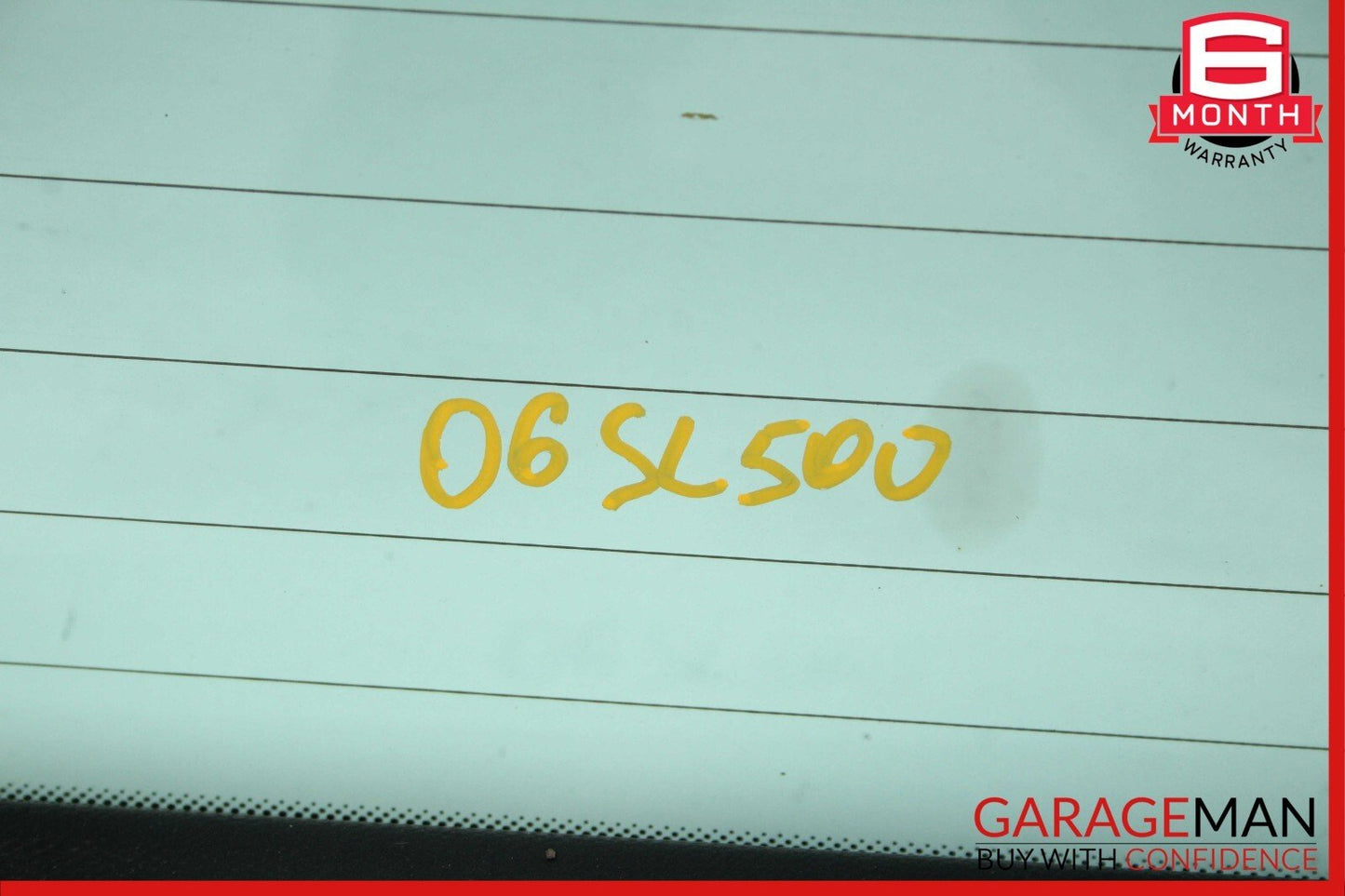 03-11 Mercedes R230 SL500 Rear Windshield Window Auto Glass Panel Assembly OEM