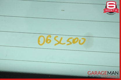 03-11 Mercedes R230 SL500 Rear Windshield Window Auto Glass Panel Assembly OEM