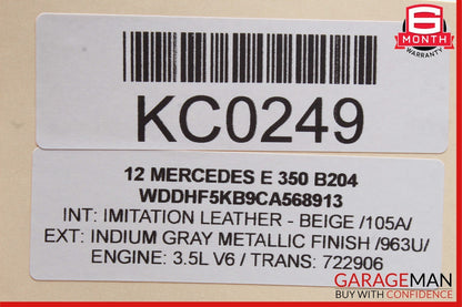 08-18 Mercedes CLS400 E350 C300 CLS550 Rear Left Door Control Module Unit